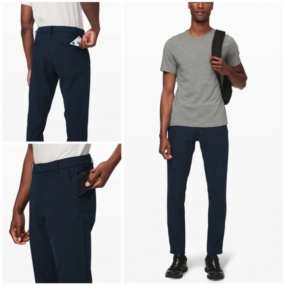 Lululemon Commission Pant Classic *Warpstreme True Navy Sz 32